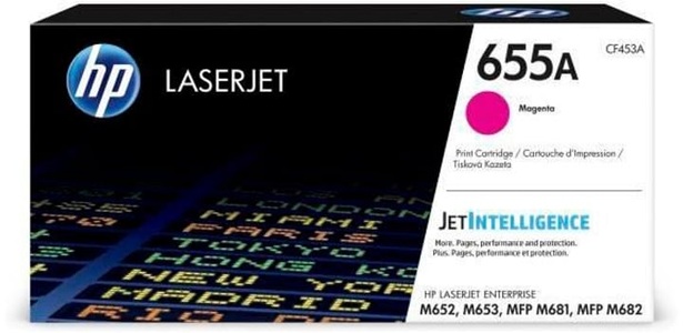 Hp, Original Tonerpatrone magenta HP No. 655A, CF453A, Toner magenta 655A (CF453A)