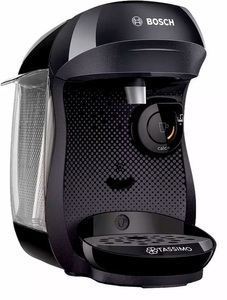 Bosch, Bosch Tassimo Happy Real Tas1002Ch - Multigetränkesystem (Schwarz), Bosch Tassimo Happy schwarz Portionensystem Tassimo ? Tassimo Maschine/Tassimo Kaffeemaschine ? Schwarz