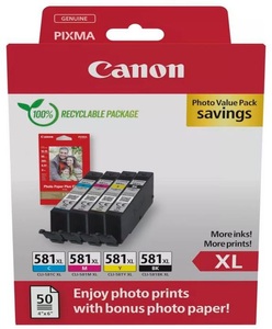 Canon, Canon Tintenset CLI 581XL Tintenpatrone, Canon, Tinten, Canon CLI-581XL Multipack, Produkte & Wohnen