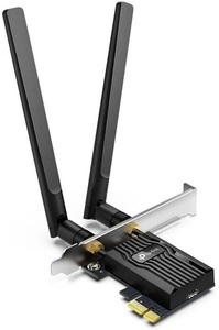 TP-Link, Tp-Link Archer TX55E, AX3000 DB Wi-Fi 6 BT PCI-E, Archer TX55E, TP-Link WLAN-AX PCIe Adapter Archer TX55E Bluetooth 5.2