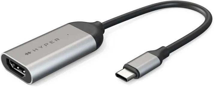 HYPER, HYPER HD-H8K-GL USB-C® / HDMI Adapter [1x USB-C® Stecker - 1x HDMI-Buchse] Silber, HYPER HD-H8K-GL USB-C® / HDMI Adapter [1x USB-C® Stecker - 1x HDMI-Buchse] Silber