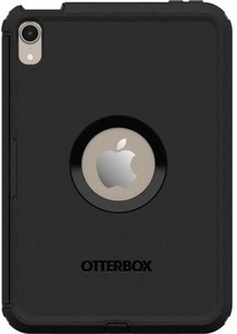 OTTERBOX, Otterbox Defender BookCase Passend für Apple-Modell: iPad mini (6. Generation) Schwarz, Otterbox Defender iPad mini (6th. Generation)
