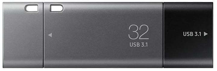 Samsung, Samsung DUO Plus USB3.1 Stick - 32GB, Samsung USB Drive Duo Plus, 32GB, USB Typ-C, MUF-32DB/APC