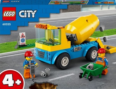 LEGO, 60325 City Betonmischer, Konstruktionsspielzeug, LEGO® Spielbausteine »Betonmischer 60325«, (85 St.)
