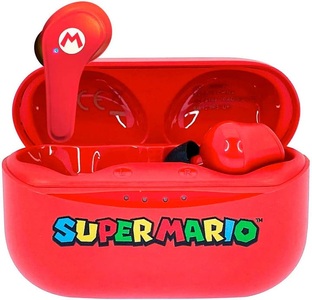 OTL Technologies, OTL Technologies - Supermario True Wireless Bluetooth Kinder Kopfhörer (SM0894) - Rot, OTL True Wireless In-Ear-Kopfhörer Nintendo Super Mario Rot