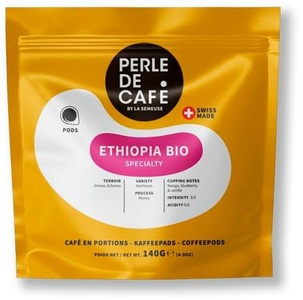 PERLE DE CAFÉ, PERLE DE CAFÉ Kaffeepads Ethiopia Bio 20 Stück, 