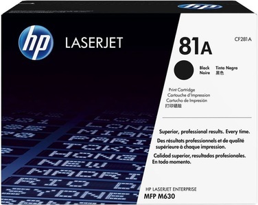 Hp, Original Tonerpatrone schwarz HP No. 81A, CF281A, Hewlett Packard Toner, schwarz, No.81A, CF281A, (10'500 Seiten)