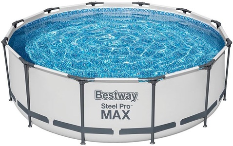 undefined, Bestway Pool Komplett-Set mit Dach 366 x 100 cm, Bestway Pool Steel Pro Max Set Ø 366 x 100 cm