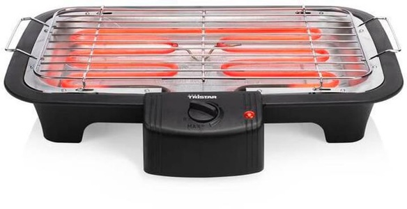 Tristar, TRISTAR BQ-2813 - Tischgrill (Schwarz), TRISTAR BQ-2813 - Tischgrill (Schwarz)