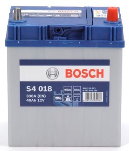 BOSCH - (Automotive Aftermarket), BOSCH - Batterie, BOSCH, Fahrzeugbatterie, Starterbatterie Bosch 12V/40Ah/330A LxBxH 187x127x227mm/S:0, AUTO & BIKE, 0 092 S40 180 S4 018