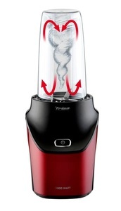 TRISA, Trisa Nutri Blender Energy Boost - Standmmixer (Schwarz/rot), Trisa Energy Boost Nutri Blender Rot