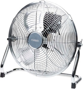 FURBER, FURBER Bodenventilator Vayu-Industry 12'' Chrom, 