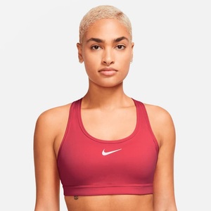 NIKE, Nike Swoosh Medium Sport-BH Damen - Pink, 