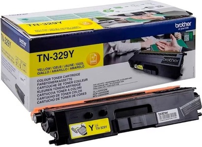 Brother, Original Tonerpatrone XXL gelb Brother TN-329Y, Brother B329Y Toner XL ye - Brother TN-329Y für z.B. Brother DCPL 8450 CDW, Brother HLL 8350 CDW, Brother HLL 8350 CDWT, Brother MFCL 8600 CDW