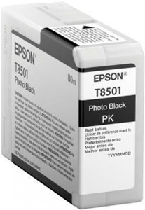 Epson, Epson T8501 photo schwarz Tintenpatrone, Epson Tintenpatrone, schwarz, foto, C13T850100, (80ml)
