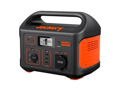 Jackery, JACKERY Explorer 500 - Tragbare Powerstation (Schwarz/Orange), Jackery Stromerzeuger »Explorer 500 518 Wh«
