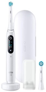 Oral-B, Oral-B iO 8 + Sensitive Zahnbürste weiss, Oral-B iO Series 8N White Alabaster JAS2 Elektrische Zahnbürste ? Weiss
