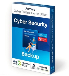 Acronis, Acronis Cyber Protect Home Office Security Edition Box, ABO, 3PC, 1y, Acronis Cyber Protect Home Office Security Edition Box, ABO, 3PC, 1y