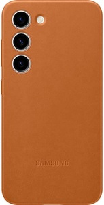 Samsung, SAMSUNG Leather Cover - Schutzhülle (Passend für Modell: Samsung Galaxy S23), 