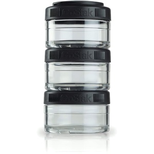 Blender Bottle, BlenderBottle GoStak 60ml 3Pak, Black, 