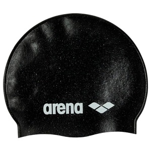Arena Silicone Cap Badekappe schwarz