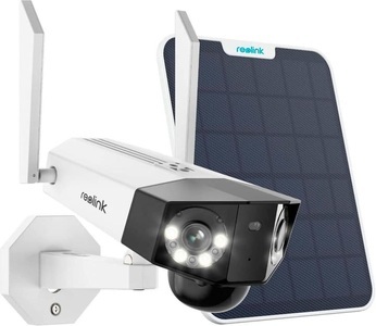 REOLINK, Reolink Duo 2 LTE Kamera Usb-C inkl. Solarpanel Überwachungskamera, 