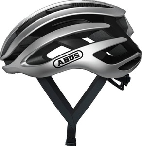 ABUS, ABUS AirBreaker Helmet gleam silver 2020 S | 51-55cm Rennvelohelme, ABUS Velohelm Airbreaker - Gleam Silver (Grösse: S (51-55 cm))