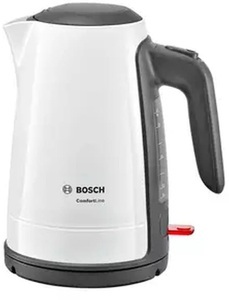 Bosch, Bosch ComfortLine Twk6A011 - Wasserkocher (Weiss/Dunkelgrau), Bosch Wasserkocher TWK6A011