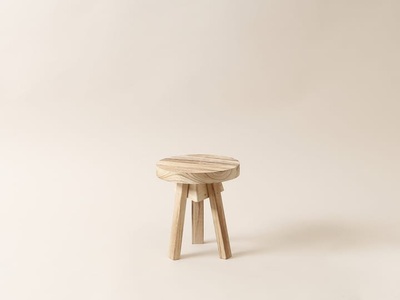 Marein, Marein aus Holz Hocker, Hocker »Dekohocker rund aus Holz«