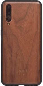 Huawei, Woodcessories - Huawei P20 Pro EcoBump Classic Echt Holz Hülle Walnuss FSC Zertifiziert (ECO301) - Dunkelbraun, 