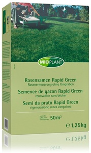Mioplant, Mioplant Rasensamen Rapid Green 50m2, Mioplant Rasensamen Rapid Green