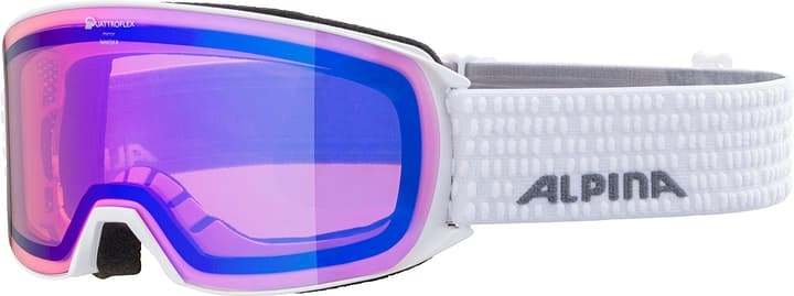 Alpina, Alpina Nakiska QHM Skibrille - White Mirror Blue, Alpina Nakiska Q Skibrille - White Mirror Blue