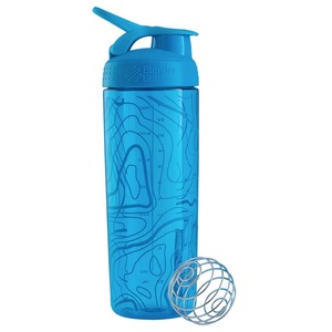 Blender Bottle, 28oz / 820ml BlenderBottle SportMixer Signature Sleek, Aqua/Aqua, Blender Bottle, Unsere Neuheiten, Blender Bottle SportMixer Signature Sleek Shaker für Eiweiss- und Sportgetränke, Produkte & Wohnen