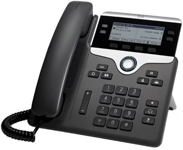 Cisco, Cisco Tischtelefon 7841 Schwarz, 