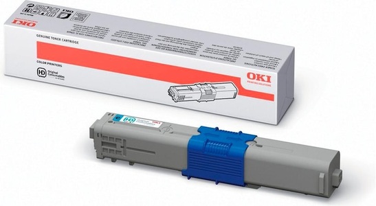 OKI, Original Tonerpatrone cyan OKI 44469706, Oki Toner, blau, 44469706, (2'000 Seiten)
