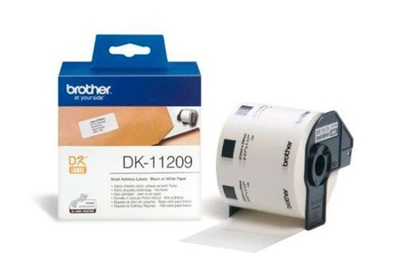 Brother, Brother P-touch Dk-11209 Adress-Etiketten (Klein) 800Stk./Rolle 29x62mm Etiketten, Brother P-touch Dk-11209 Adress-Etiketten (Klein) 800Stk./Rolle 29x62mm Etikettendrucker