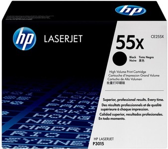 Hp, Original Tonerpatrone schwarz HP CE255X, Hewlett Packard Toner, schwarz, No.55X, CE255X, (12'500 Seiten)