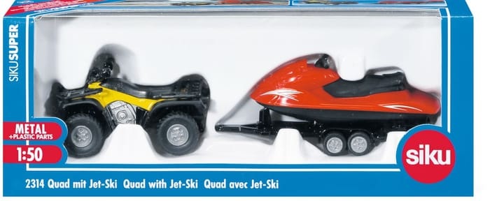 undefined, Quad mit Jet-Ski 1:50, SIKU Super - Quad mit Jet-Ski