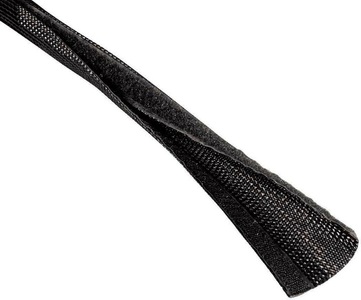 HAMA, Hama Kabel-Bündelschlauch PET Schwarz flexibel (L x B) 180 cm x 8 cm 1 St. 00020597, hama 00020597 Kabelbündel-Gewebeschlauch Flexwrap, 1,8 m, Schwarz