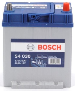 BOSCH - (Automotive Aftermarket), BOSCH - Batterie, BOSCH, Fahrzeugbatterie, Starterbatterie Bosch 12V/40Ah/330A LxBxH 187x140x227mm/S:0, AUTO & BIKE, 0 092 S40 300 S4 030