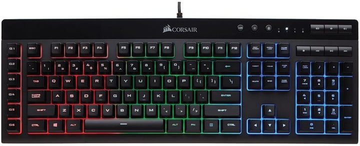 Corsair, Corsair K55 RGB Tastatur, Corsair K55 RGB-LED Gaming Tastatur Gaming-Tastatur ? Gaming Tastatur/Gaming Keyboard ? Schwarz