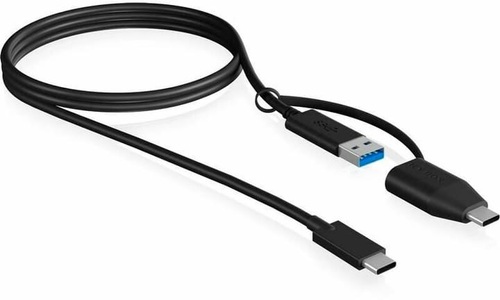ICY BOX, Kabel IB-CB034, USB-C > USB-A + USB-C, ICY BOX USB-Kabel IB-CB034 USB C - USB A 1 m