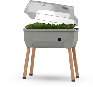 Gusta Garden, Gusta Garden Hochbeet SAMMY SALAD Starterset, Hellgrau, Gusta 100A10 SAMMY SALAD Hochbeet Hellgrau