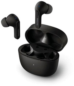 Philips, Philips wireless In-Ear-Kopfhörer »Wireless In-Ear-Kopfhö«, Philips - 2000 series TAT2206BK00 Kopfhörer & Headset True Wireless Stereo (TWS) im Ohr AnrufeMusik Bluetooth Schwarz, Schwarz