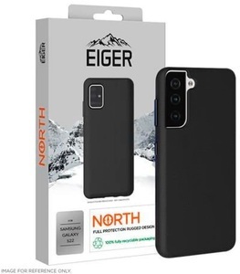 EIGER, Eiger - Samsung Galaxy S22 5G North Case Premium Hybrid Schutzhülle (EGCA00357) - Schwarz, Eiger Samsung Galaxy S22 Outdoor-Cover North Rugged Schwarz (EGCA00357)