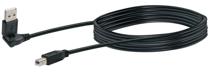 undefined, USB-Anschlusskabel, Schwaiger Kabel USB 2.0 3m schwarz, TypA 360° / TypB 3 m USB-Kabel