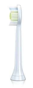 Sonicare DiamondClean Bürstenkopf weiss 4 Stück HX6064, Ersatzbürsten für Philips Schallzahnbürste, entfernt wirksam Zahnbelag und Verfärbungen