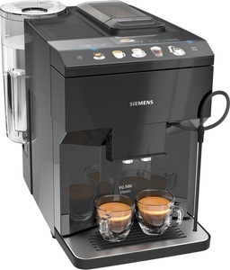 Siemens, Kaffeevollautomat SIEMENS EQ 500 -TP501D09, Siemens Kaffeevollautomat EQ500 TP501D09 classic Klavierlack Schwarz