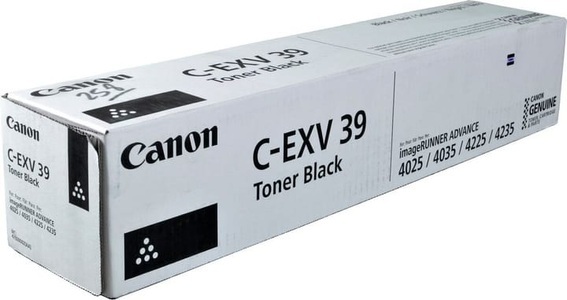 Canon, Toner schwarz C-EXV39, Canon C-EXV 39 Original Tonerkartusche Schwarz