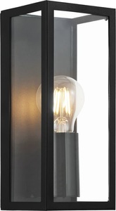 Eglo, Eglo Amezola Badlampe, Bad-Wandleuchte Amezola, einflammig, schwarz